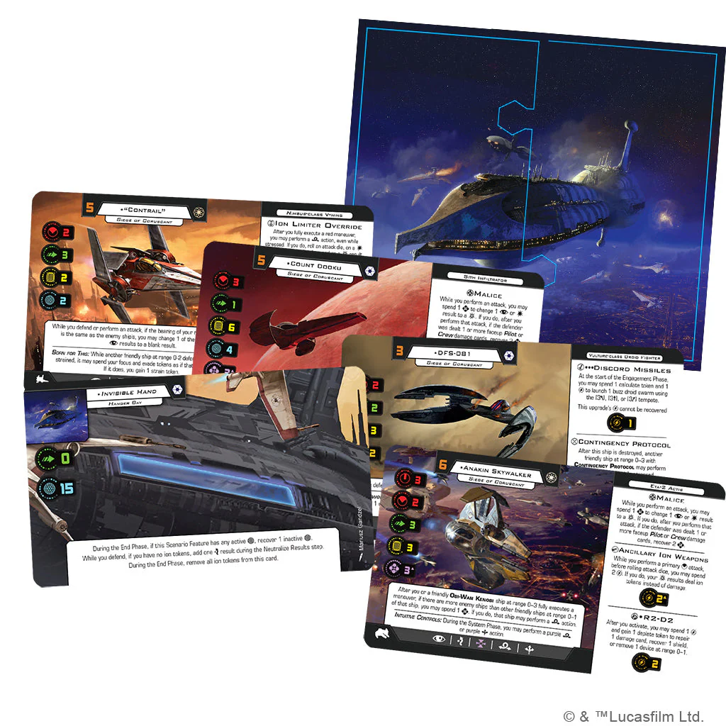 Star Wars: X-Wing 2nd Edition - Siege of Coruscant Battle Pack - Image 3