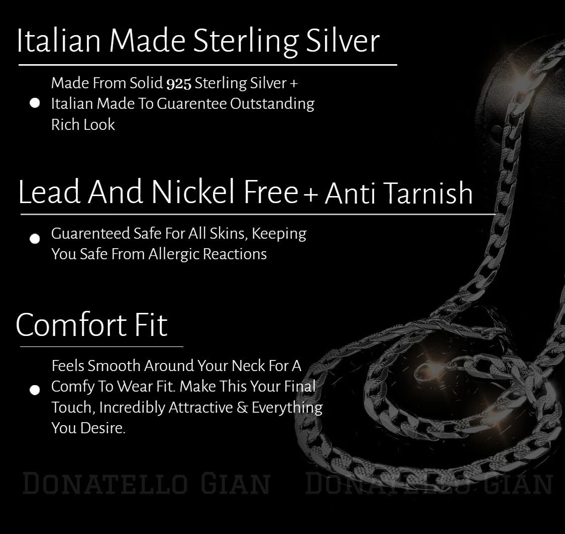 Sterling Silver 925 Bead Ball Chain 2MM, 16"-24", Diamond Cut Bead Ball Chain Necklace, Italian Made Sterling Silver 925 Unisex Chain by Donatello Gian - Image 4