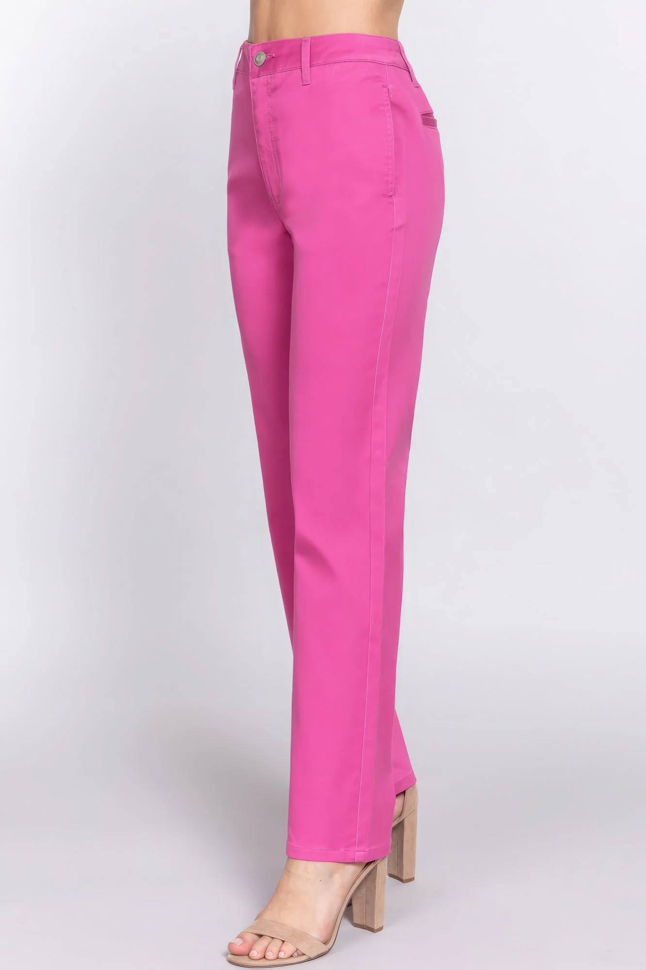 Straight Fit Twill Long Pants - Image 3