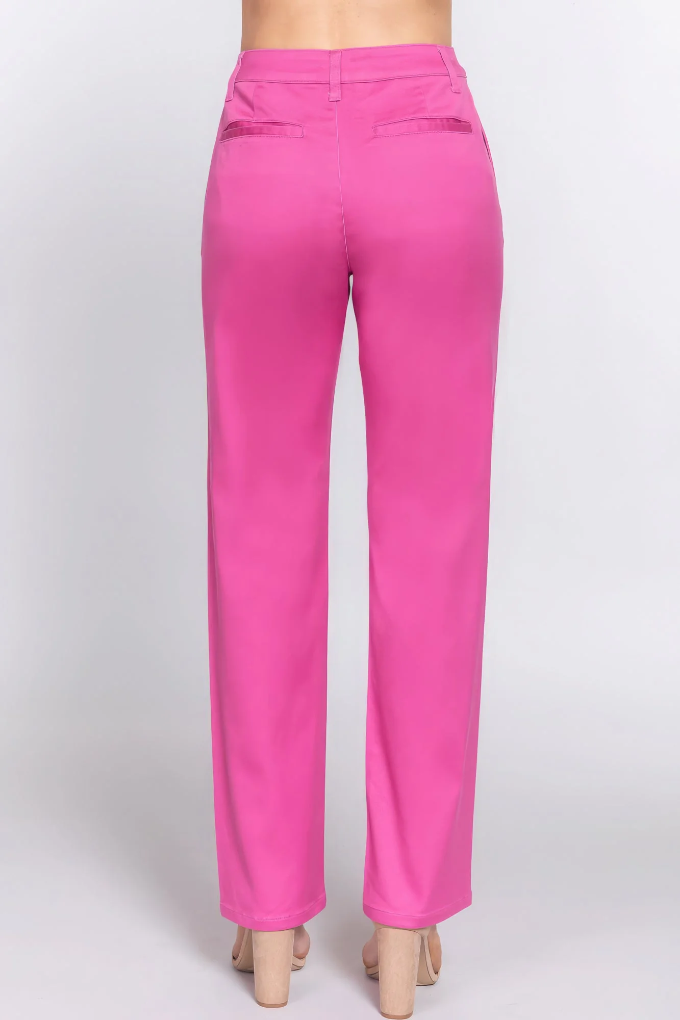 Straight Fit Twill Long Pants - Image 4
