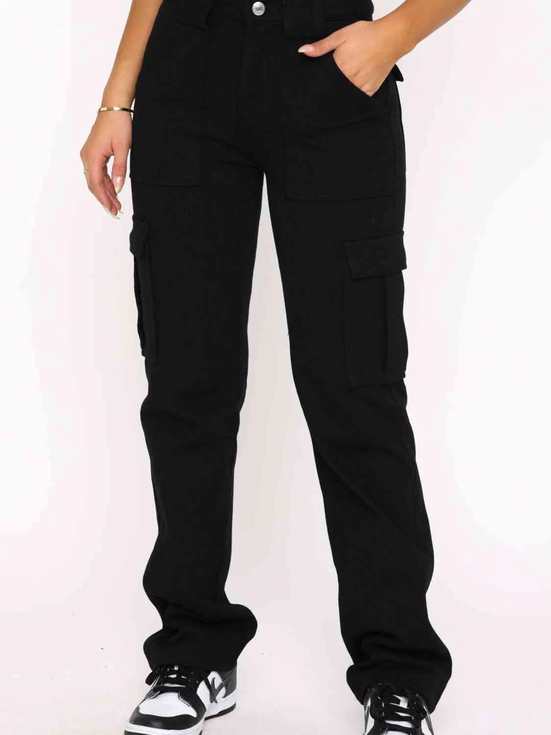 Straight Leg Cargo Pants - Image 4