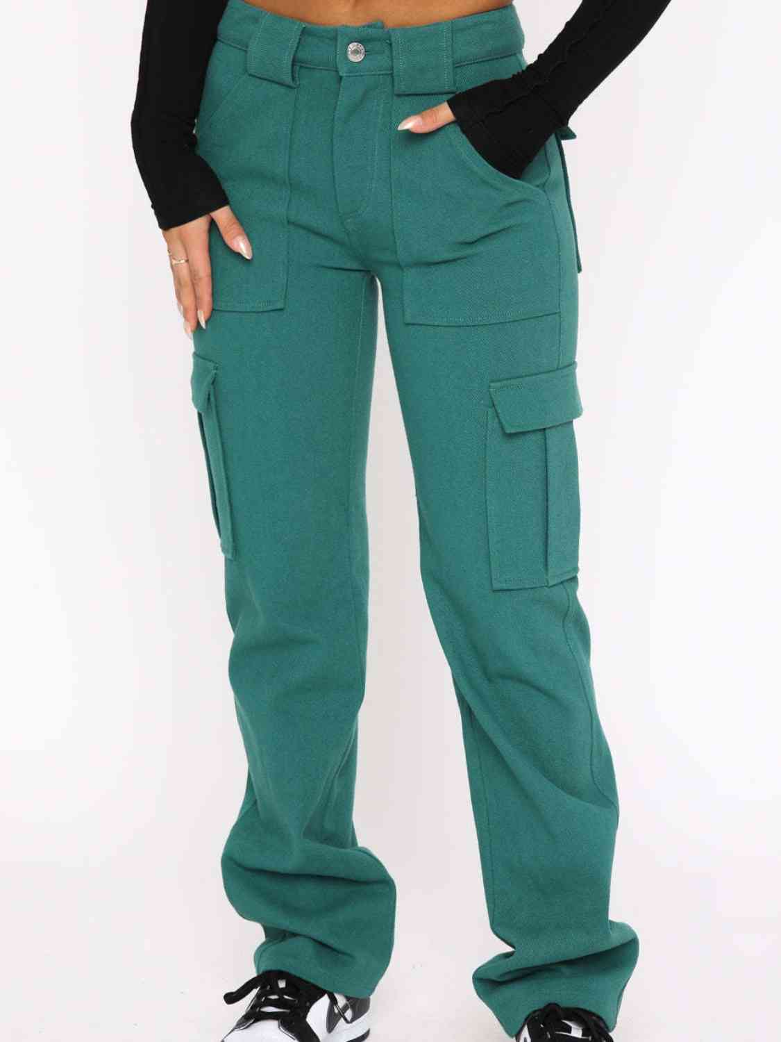 Straight Leg Cargo Pants - Image 5