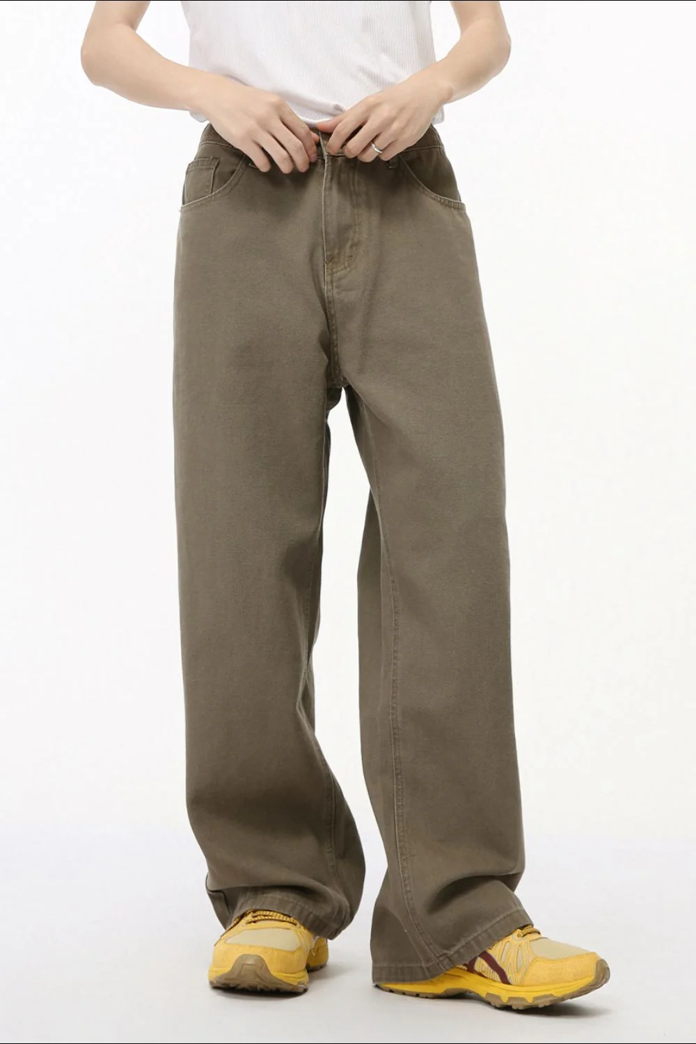 Straight-Leg Jeans with Back Elasticated Waistband - Image 2