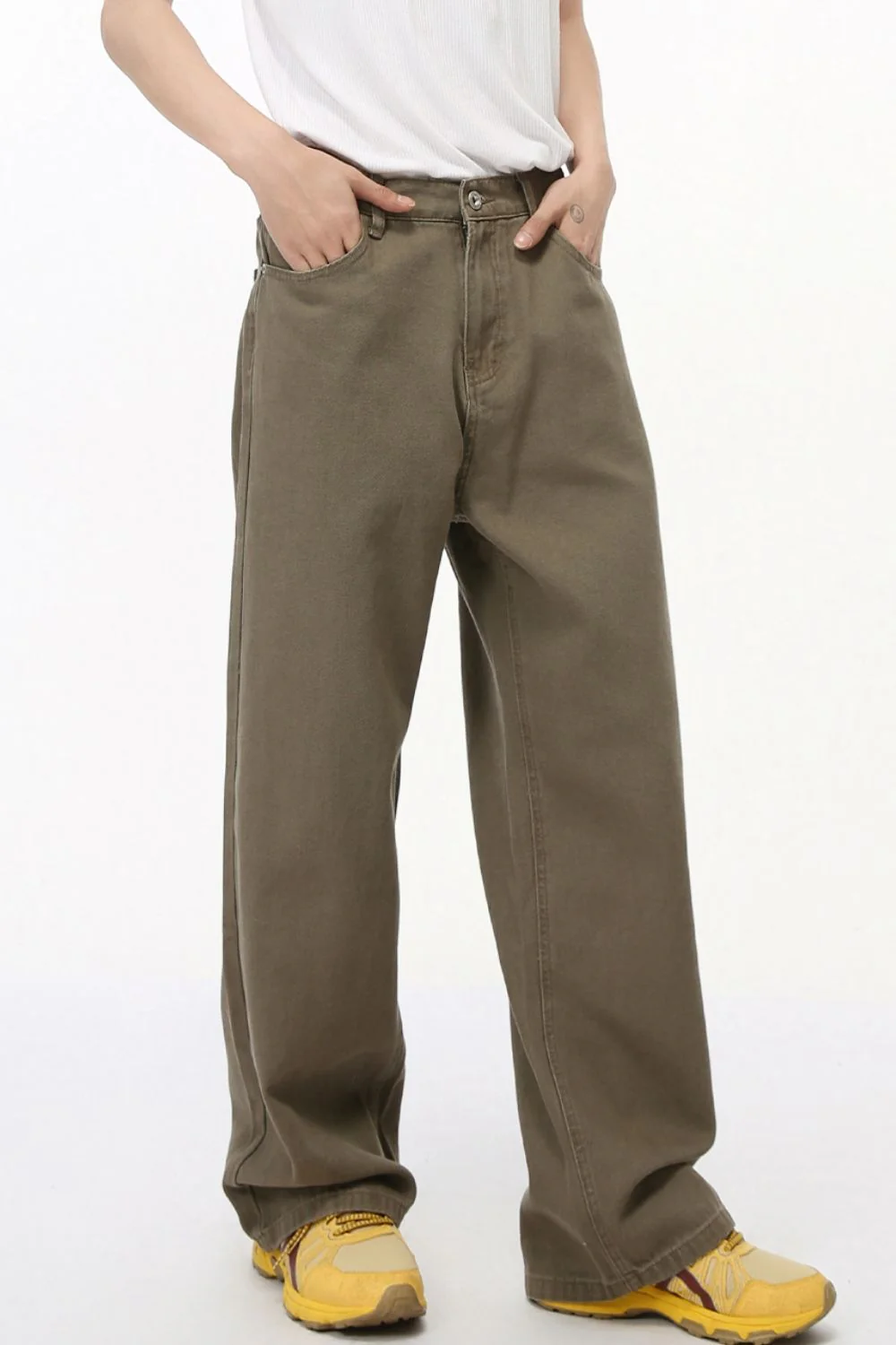 Straight-Leg Jeans with Back Elasticated Waistband - Image 3