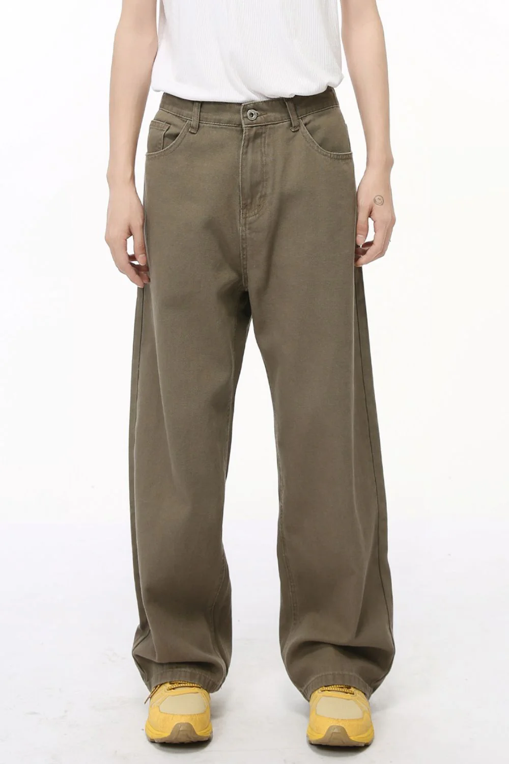 Straight-Leg Jeans with Back Elasticated Waistband - Image 4