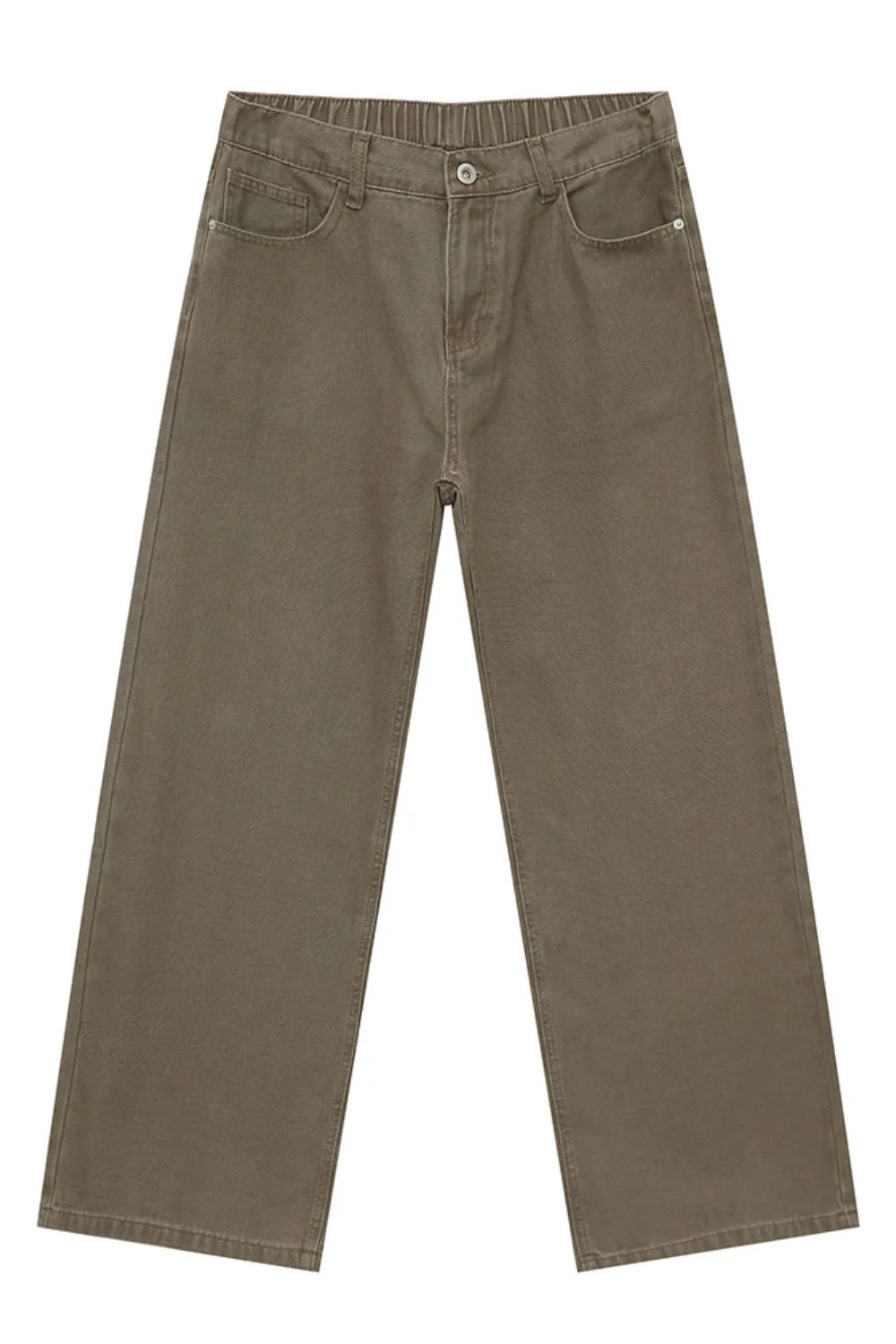 Straight-Leg Jeans with Back Elasticated Waistband - Image 5