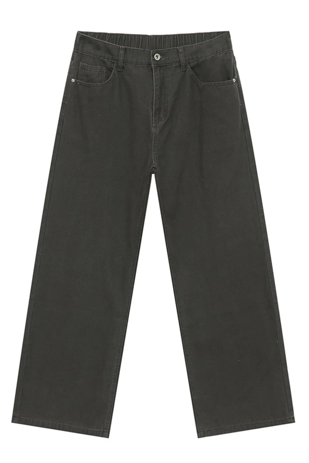 Straight-Leg Jeans with Back Elasticated Waistband - Image 6