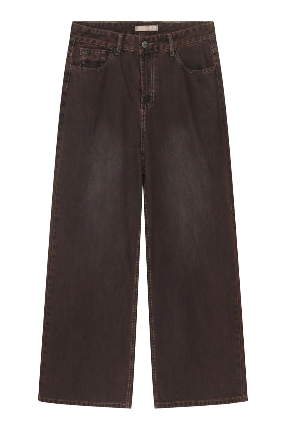 Straight-Leg Jeans with Pockets - Image 3