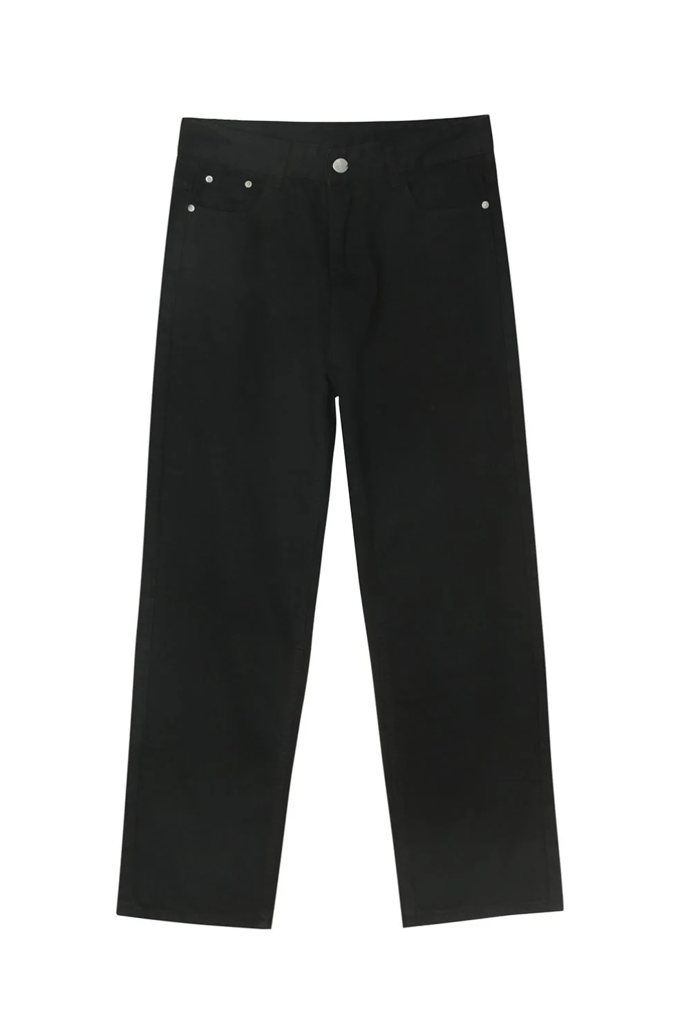 Straight Leg Jeans with Pockets - Image 4