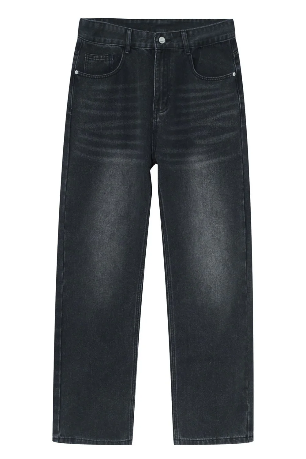 Straight Leg Jeans with Pockets - Image 6