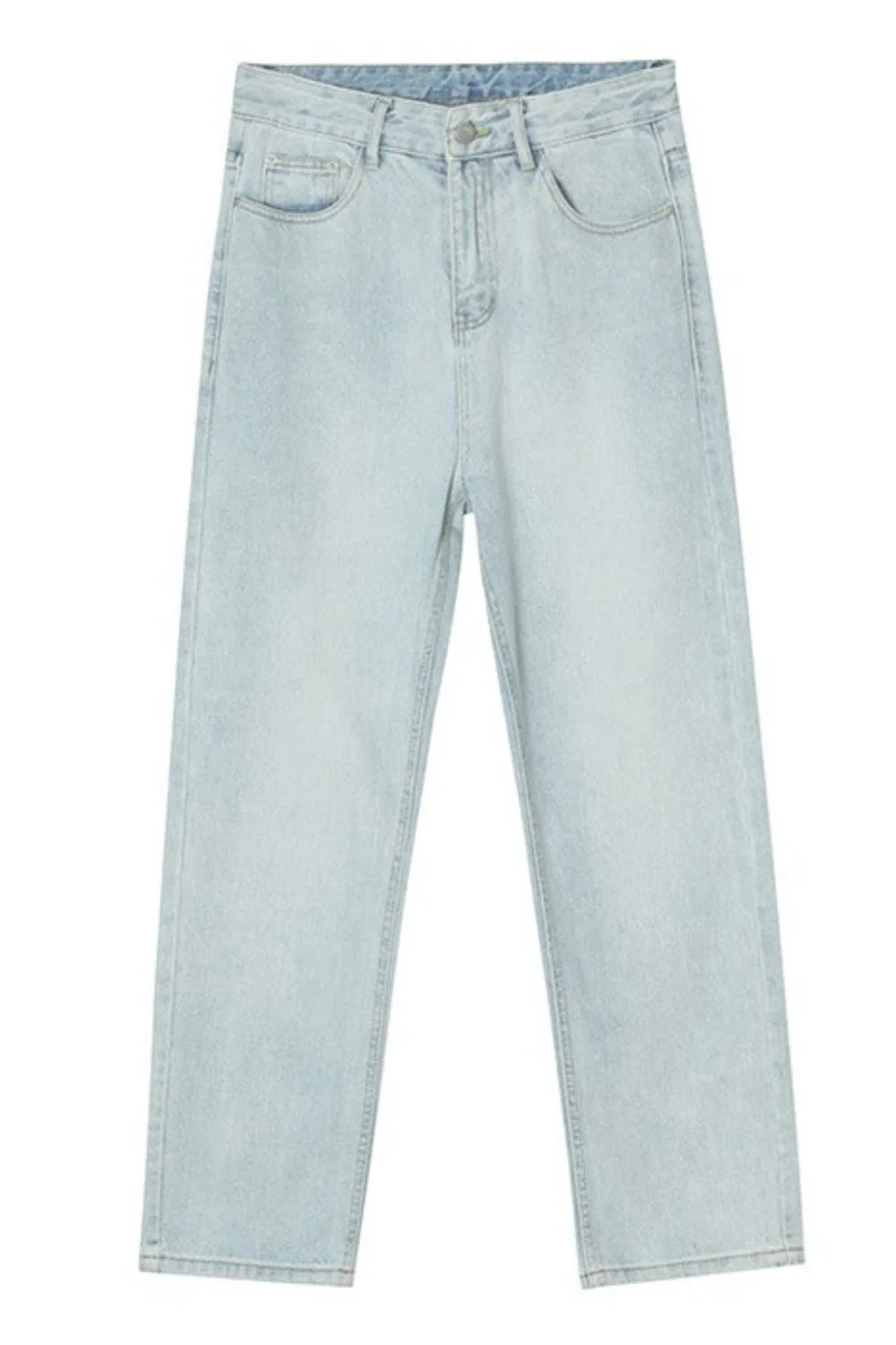 Straight Leg Jeans with Pockets - Image 9
