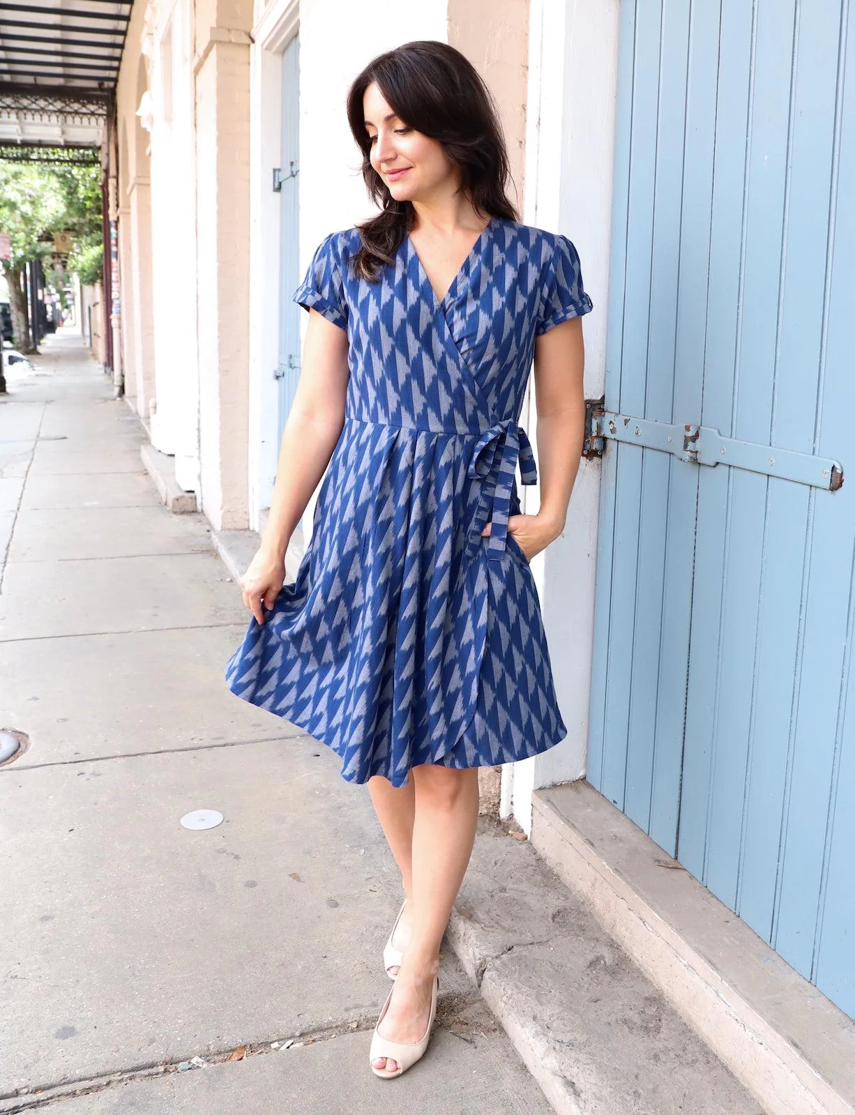 Stratus Wrap Dress by Passion Lilie - Image 2
