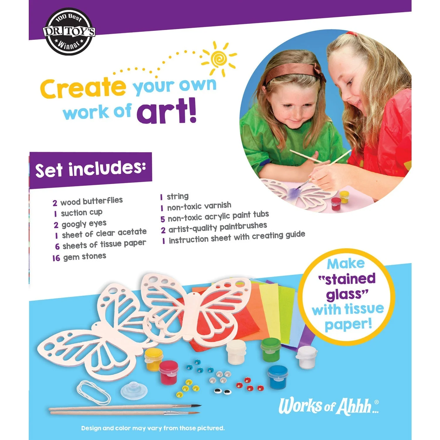 Suncatcher Wood Craft & Paint Kit by MasterPieces Puzzle Company INC - Image 3