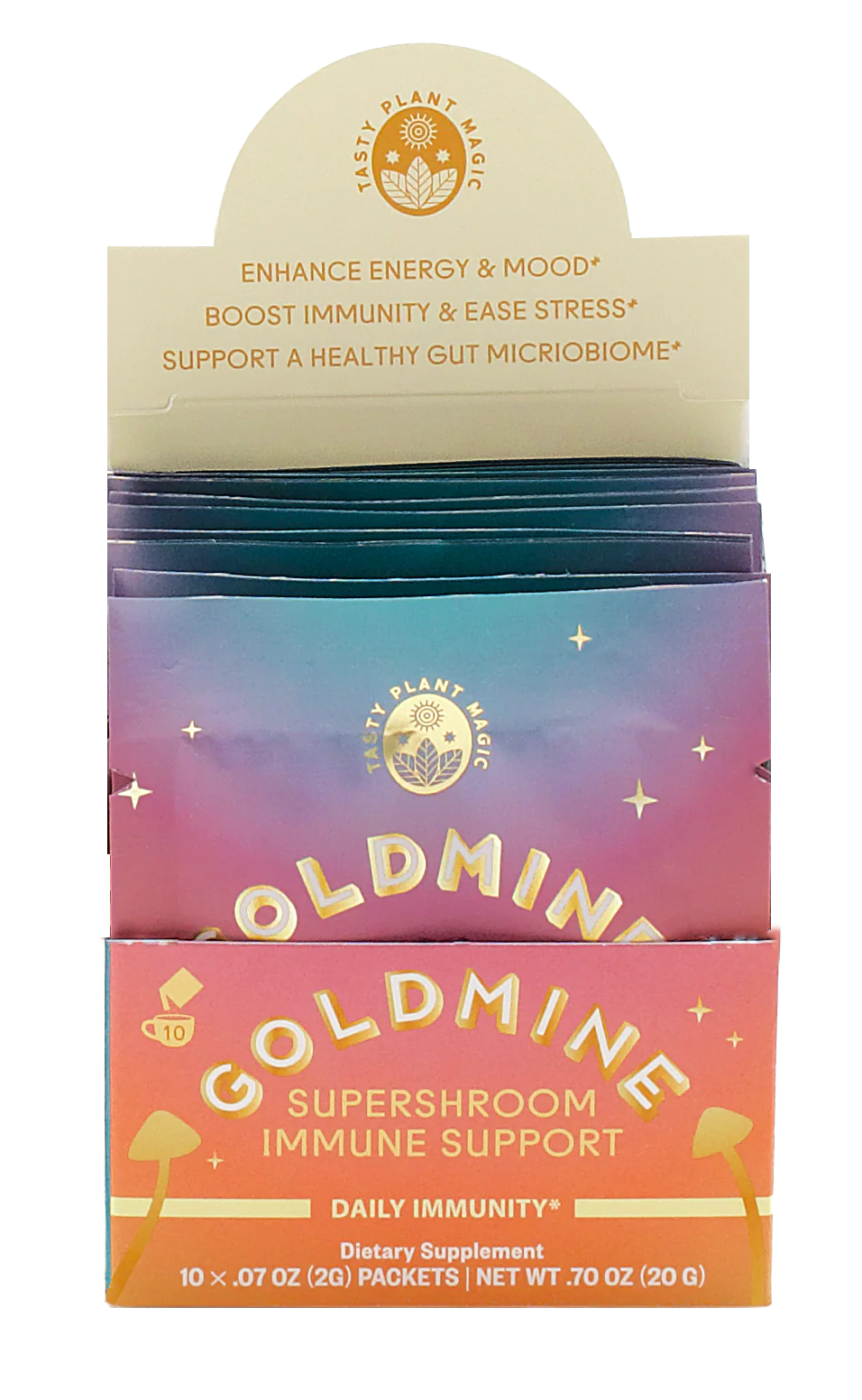 Supershroom Immunity Support Packets by Goldmine Adaptogens - Image 2