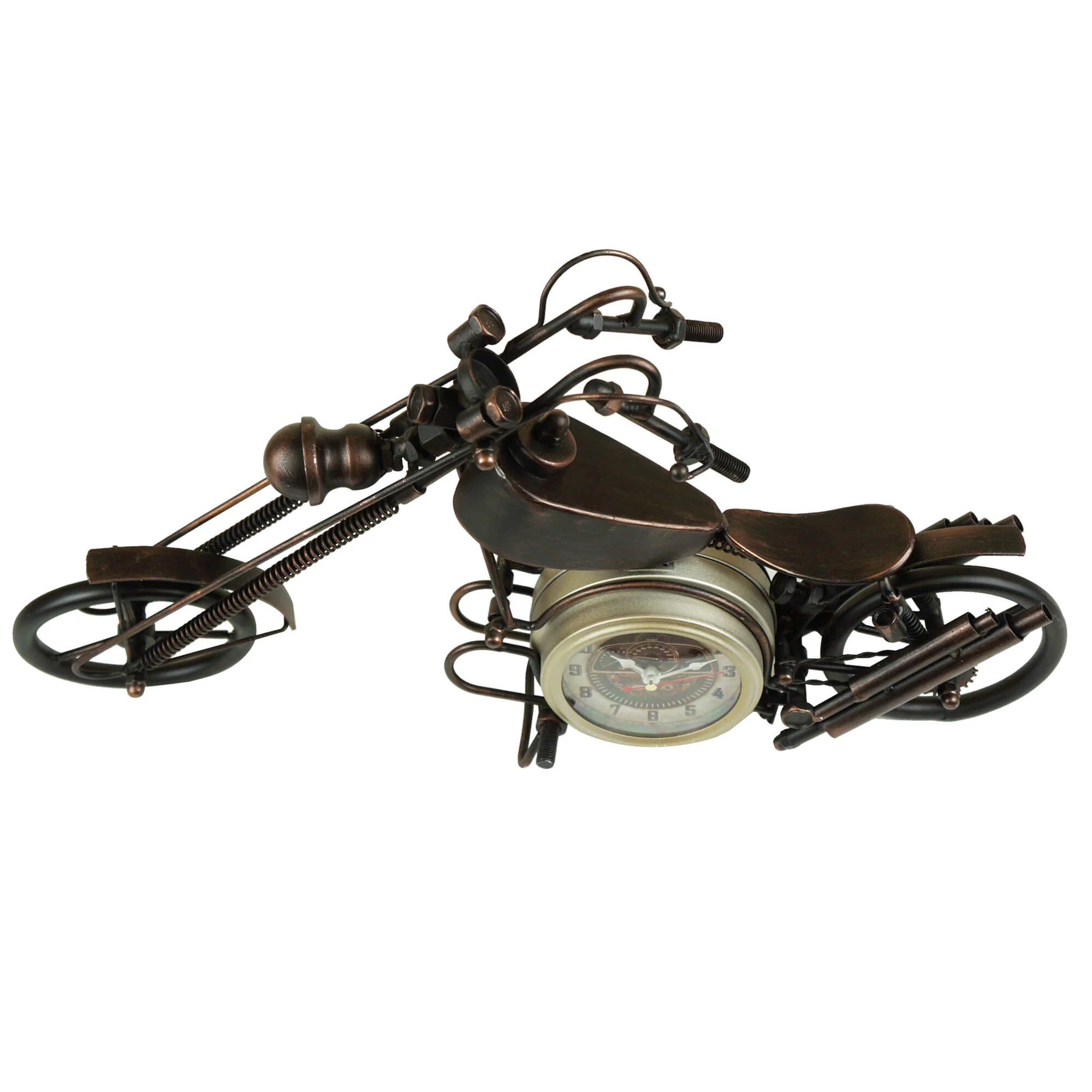 Table clock - Motorcycle Table Clock - Double-sided Table Clock by Peterson Housewares & Artwares - Image 5