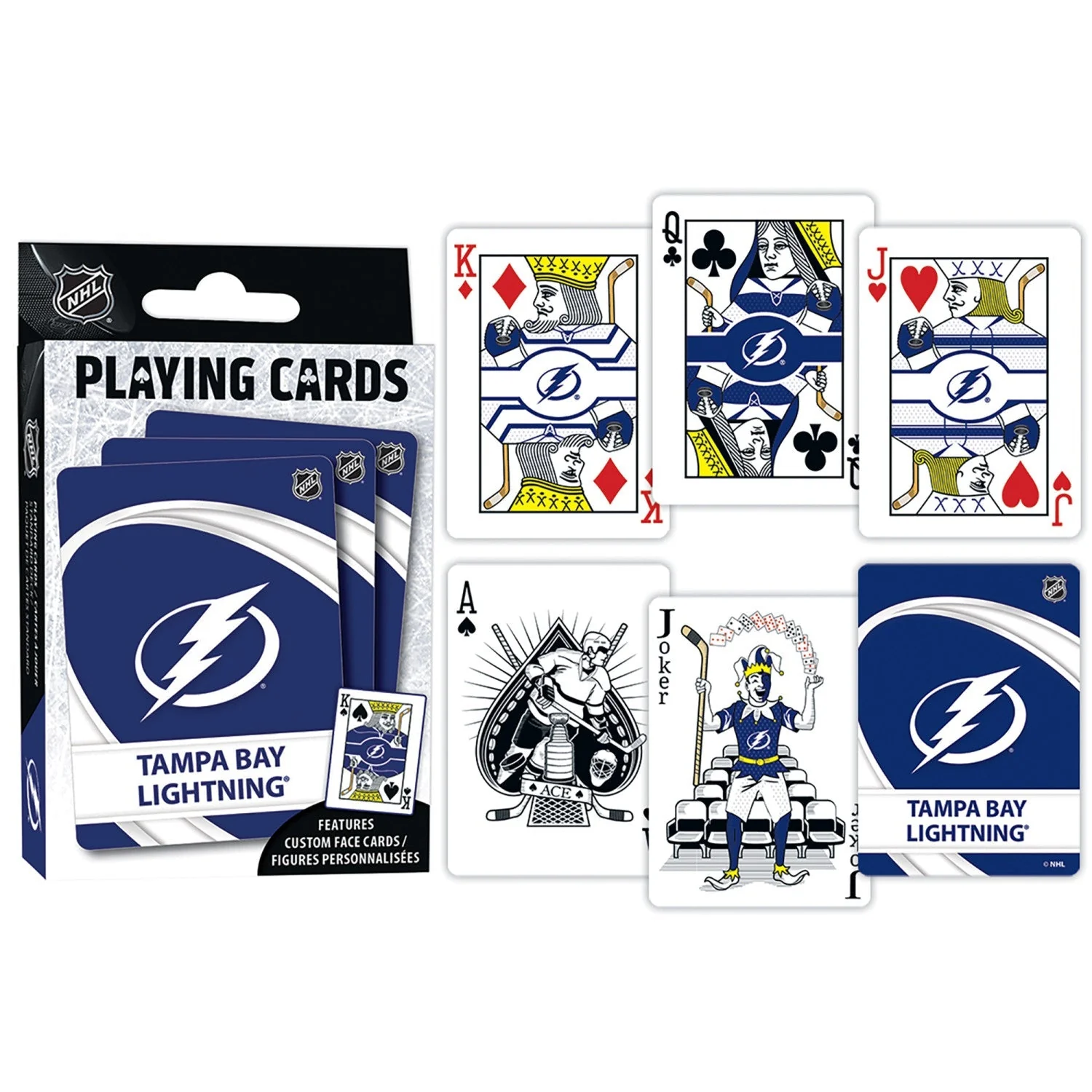 Tampa Bay Lightning Playing Cards - 54 Card Deck by MasterPieces Puzzle Company INC - Image 3