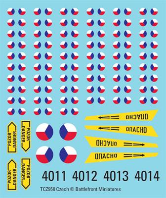 Team Yankee: Czechoslovakian Decals - Image 2
