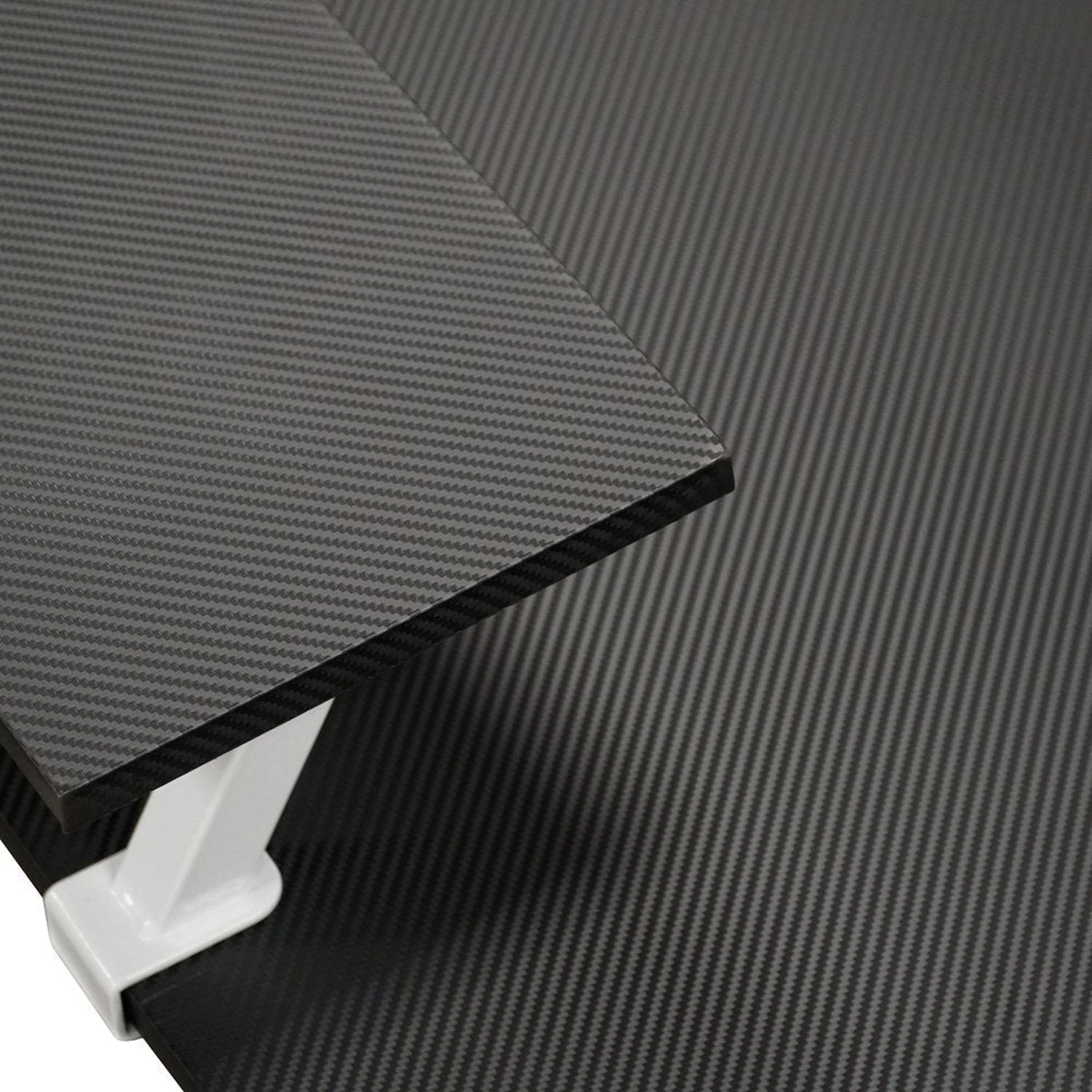 Techni Sport Warrior L-Shaped Gaming Desk, White by Level Up Desks - Image 12
