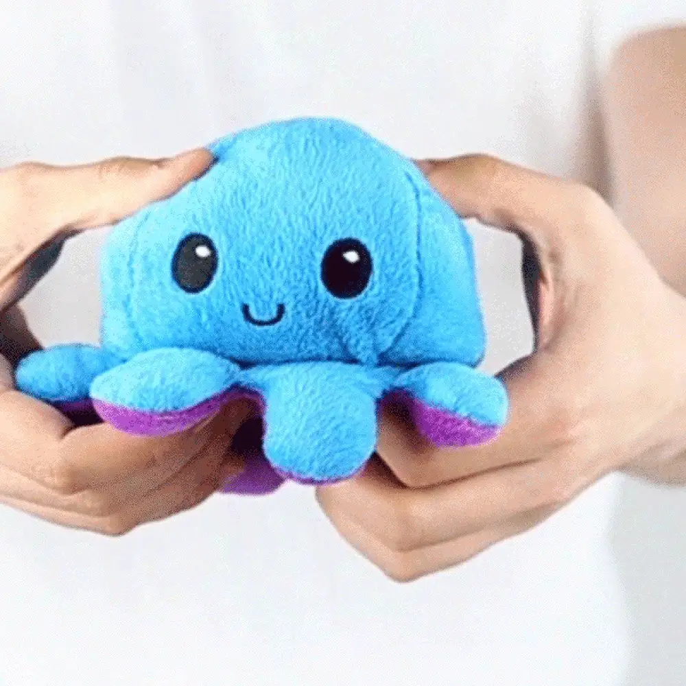TeeTurtle Reversible Octopus: Sunset/Mermaid (Mini) - Image 2