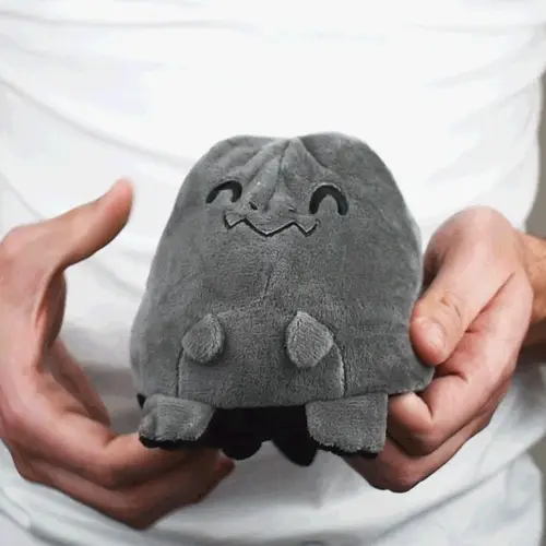 TeeTurtle ReversibleT-Rex: Gray/Black (Mini) - Image 2