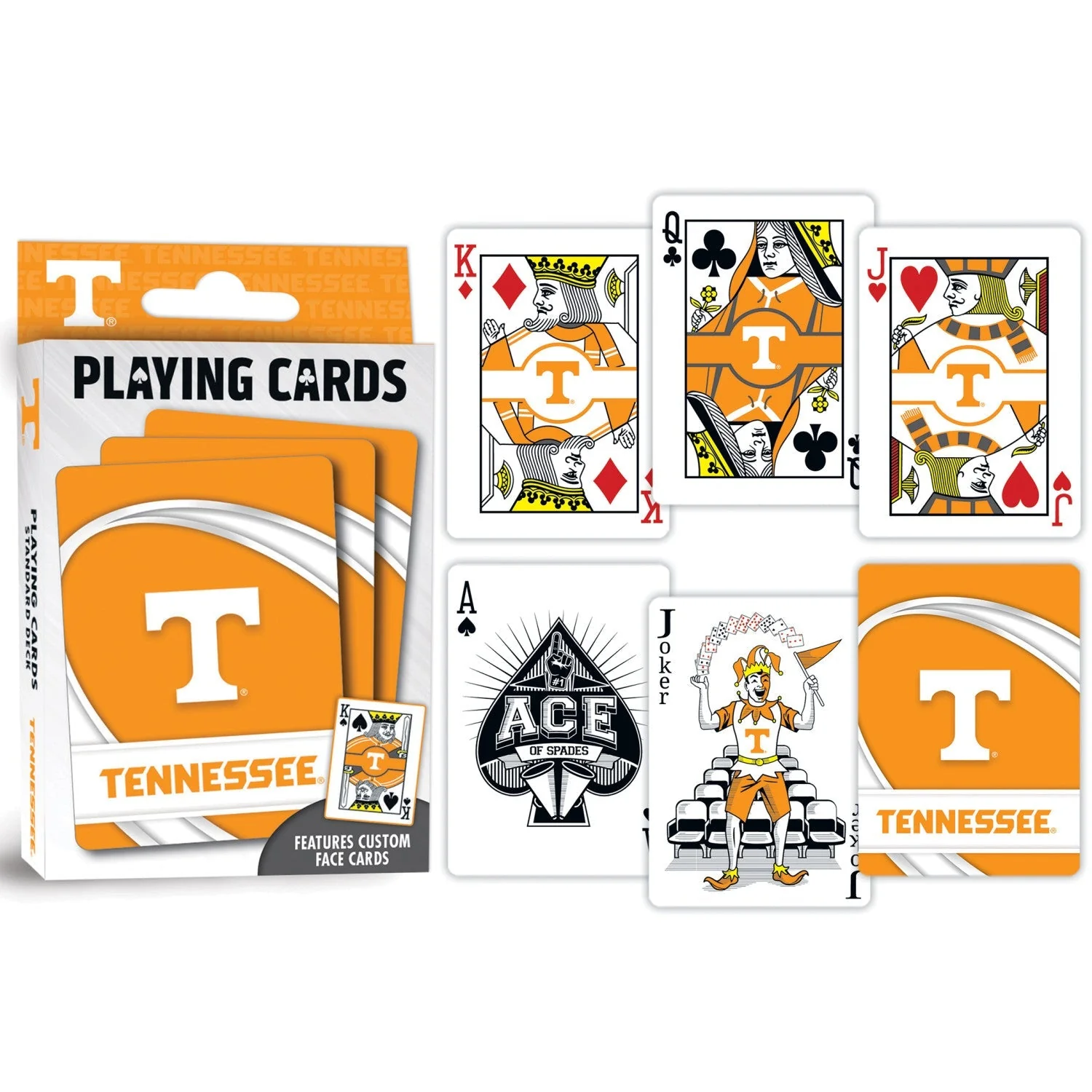 Tennessee Volunteers Playing Cards - 54 Card Deck by MasterPieces Puzzle Company INC - Image 3