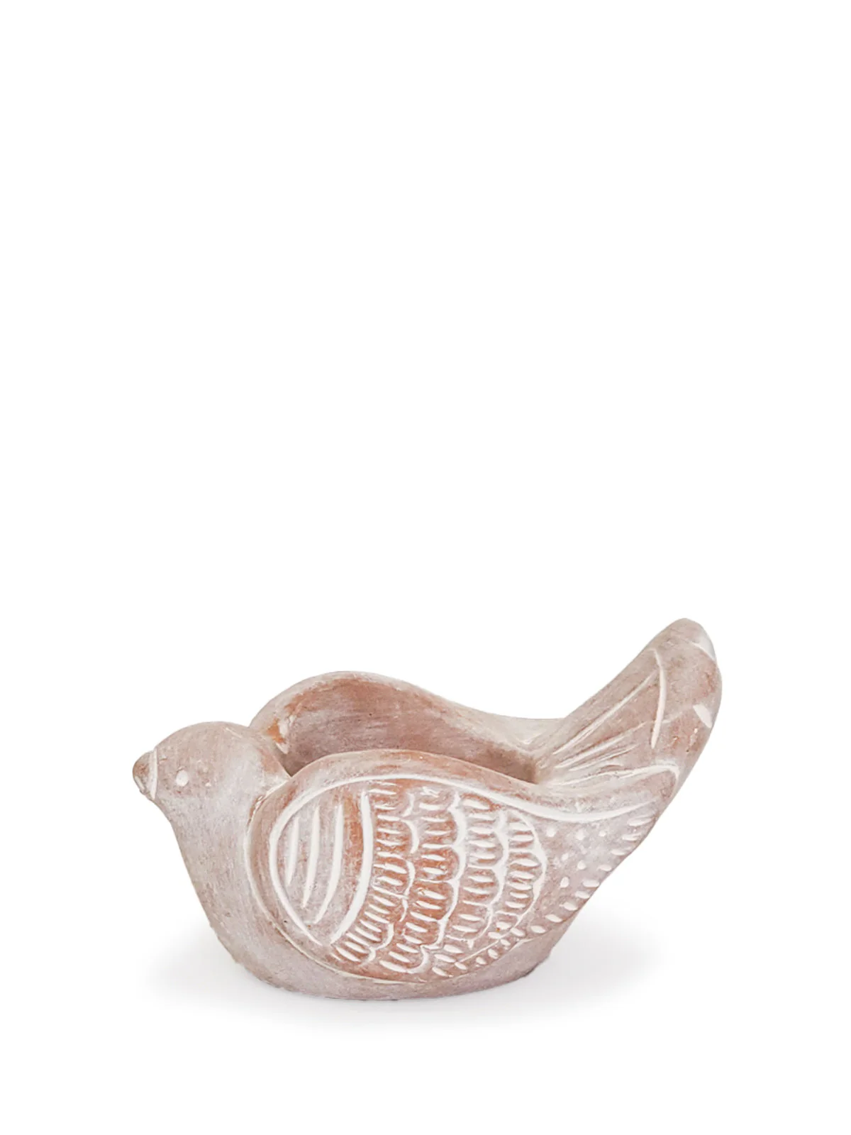 Terracotta Tea Light Candle Holder - Bird by KORISSA - Image 5