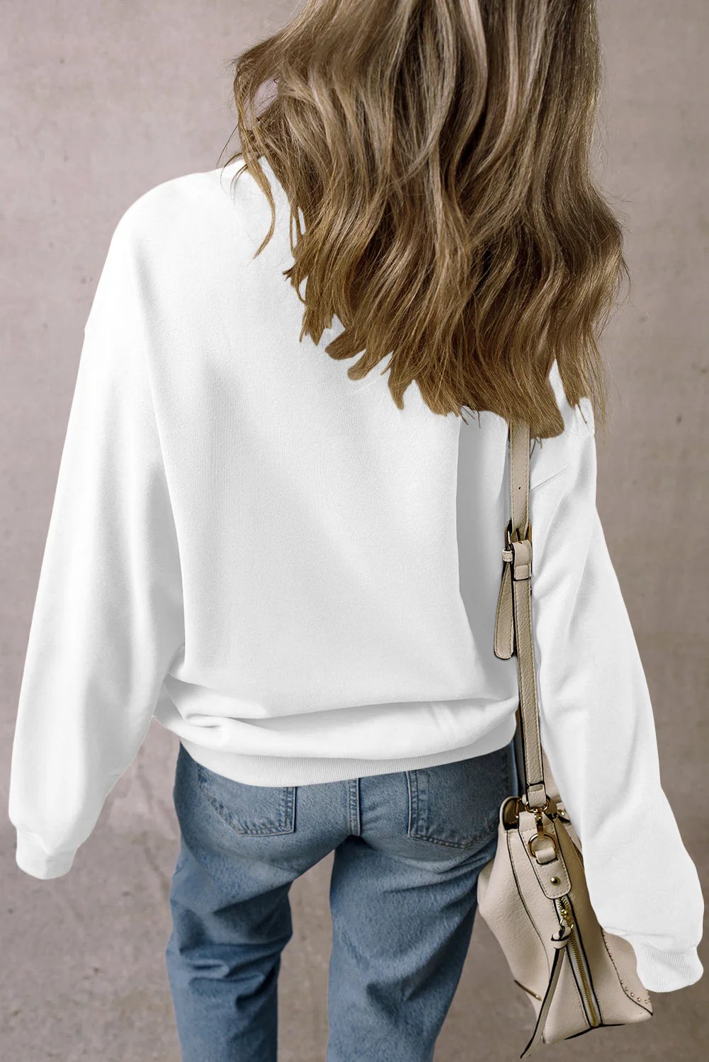 TEXAS Round Neck Dropped Shoulder Sweatshirt - Image 2