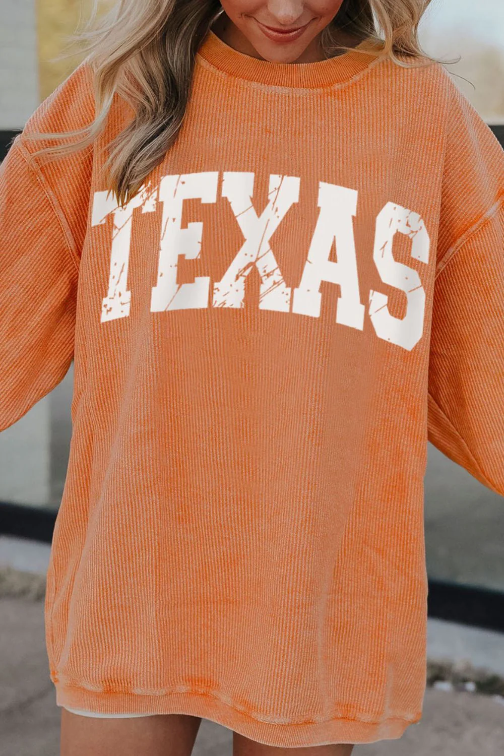 TEXAS Round Neck Long Sleeve Sweatshirt - Image 2