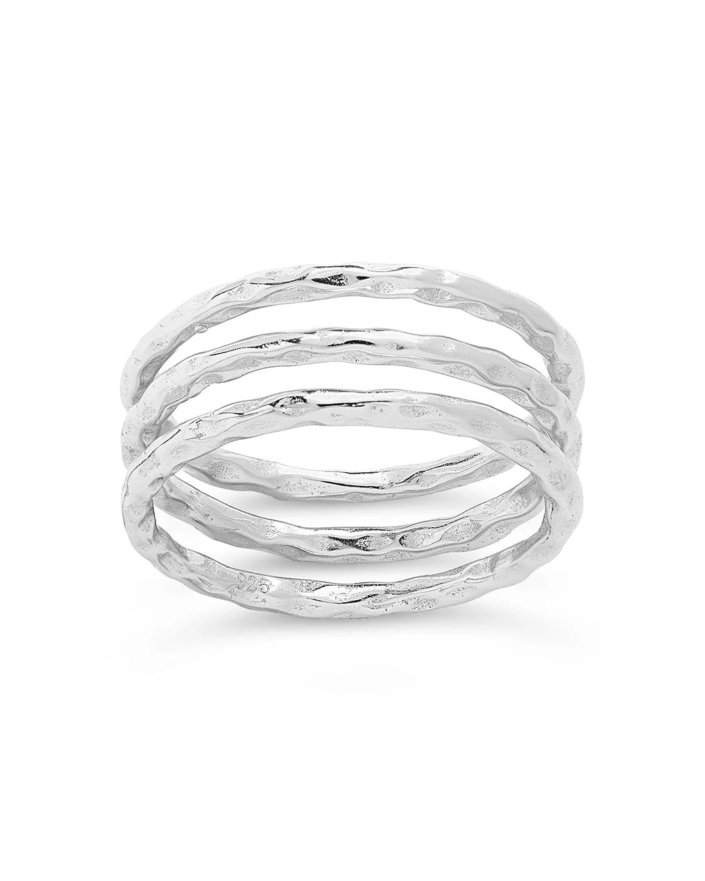 Textured Triple Band Ring Set by Sterling Forever - Image 5