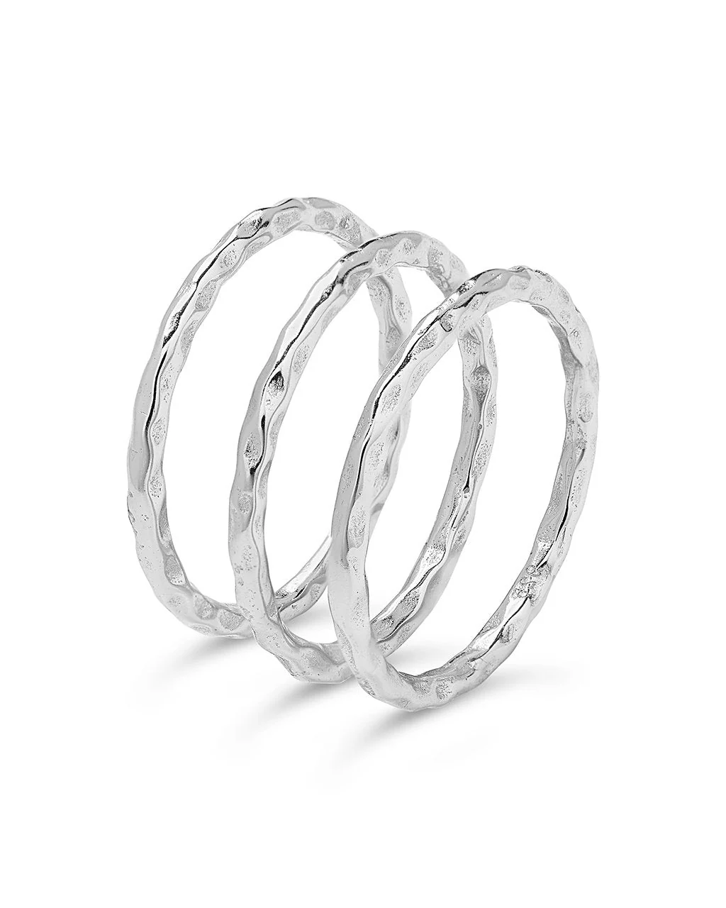 Textured Triple Band Ring Set by Sterling Forever - Image 7