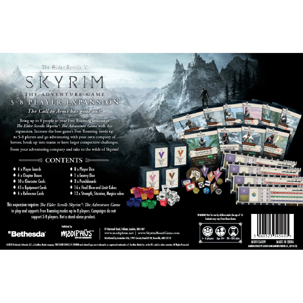 The Elder Scrolls: Skyrim - Adventure Board Game 5-8 Player Expansion - Image 2