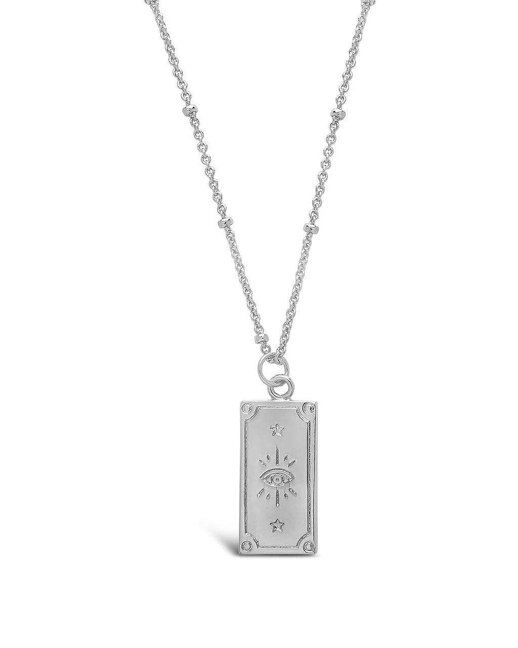 The Lovers Tarot Card Necklace by Sterling Forever - Image 3