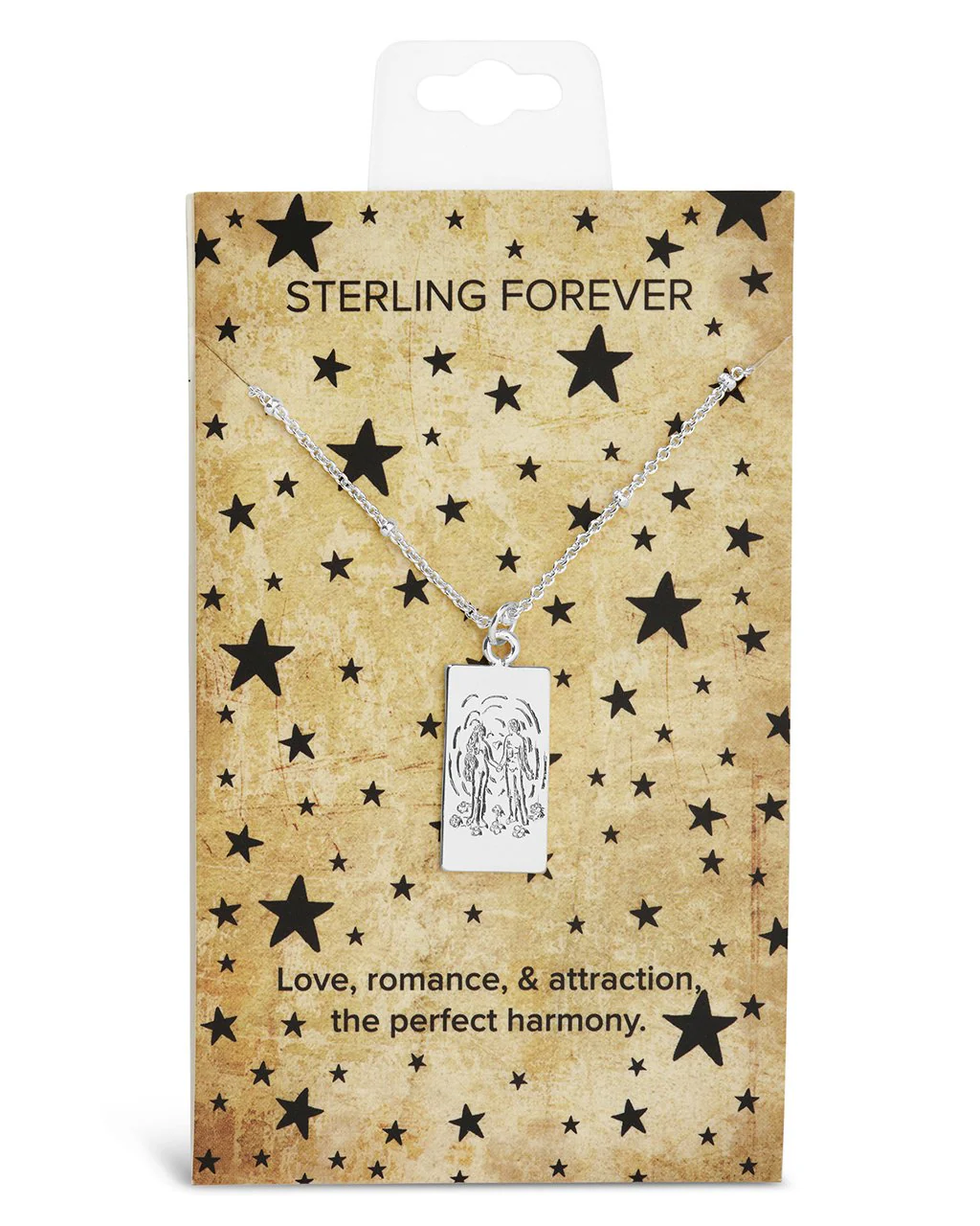 The Lovers Tarot Card Necklace by Sterling Forever - Image 5