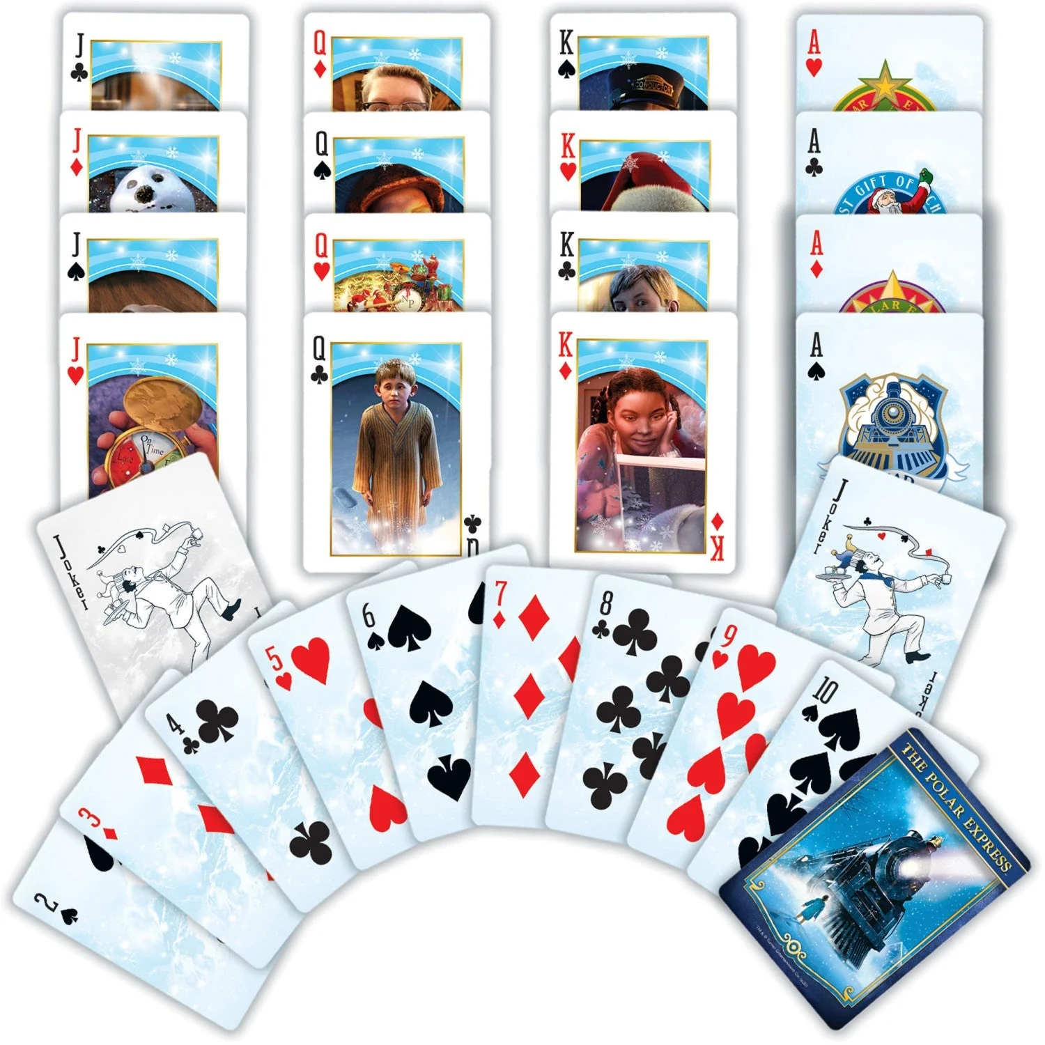 The Polar Express Playing Cards - 54 Card Deck by MasterPieces Puzzle Company INC - Image 2