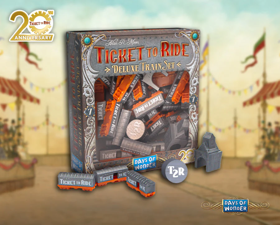 Ticket to Ride: 20th Anniversary Deluxe Train Set Bundle - 5 Sets + Bonus Promo Set - Image 2