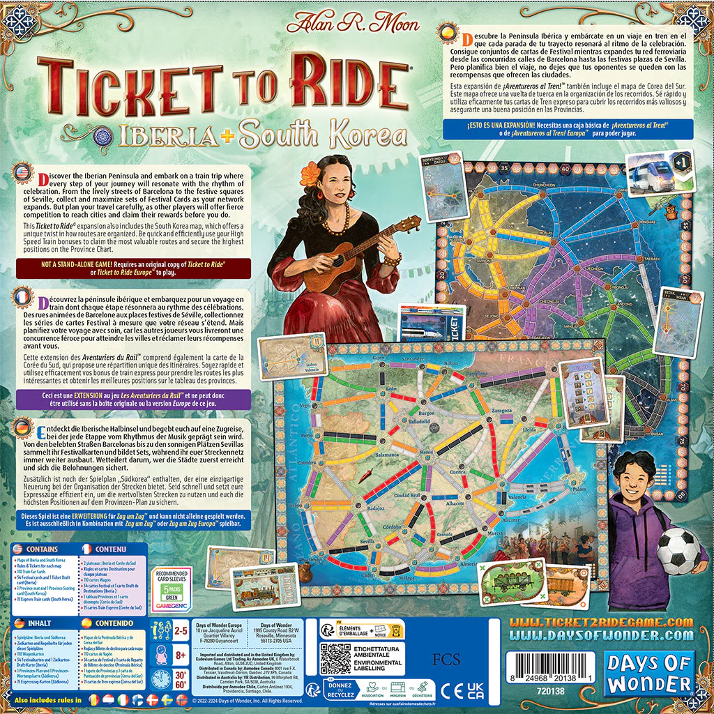 Ticket to Ride: Iberia & South Korea - Image 2
