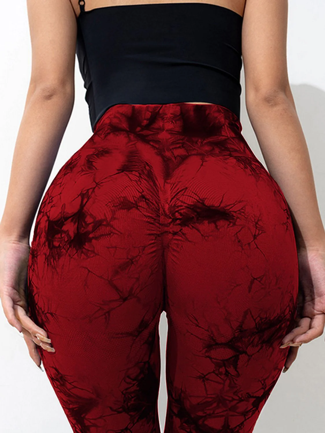 Tie-Dye High Waist Active Leggings - Image 10