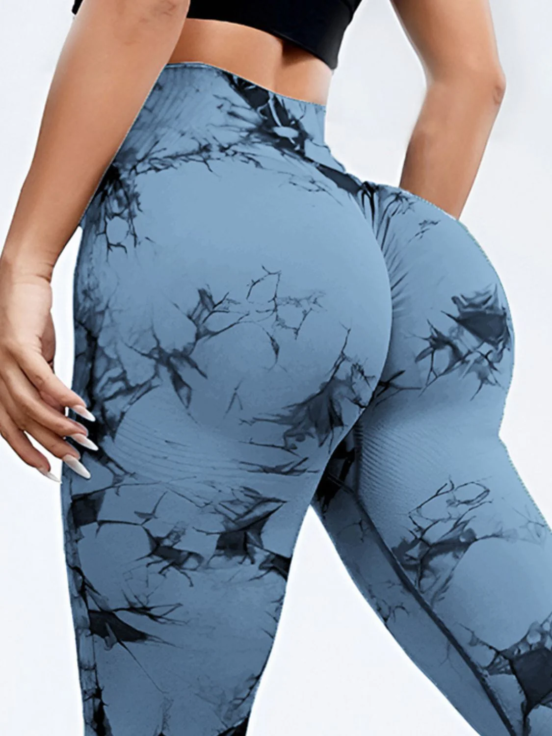 Tie-Dye High Waist Active Leggings - Image 6