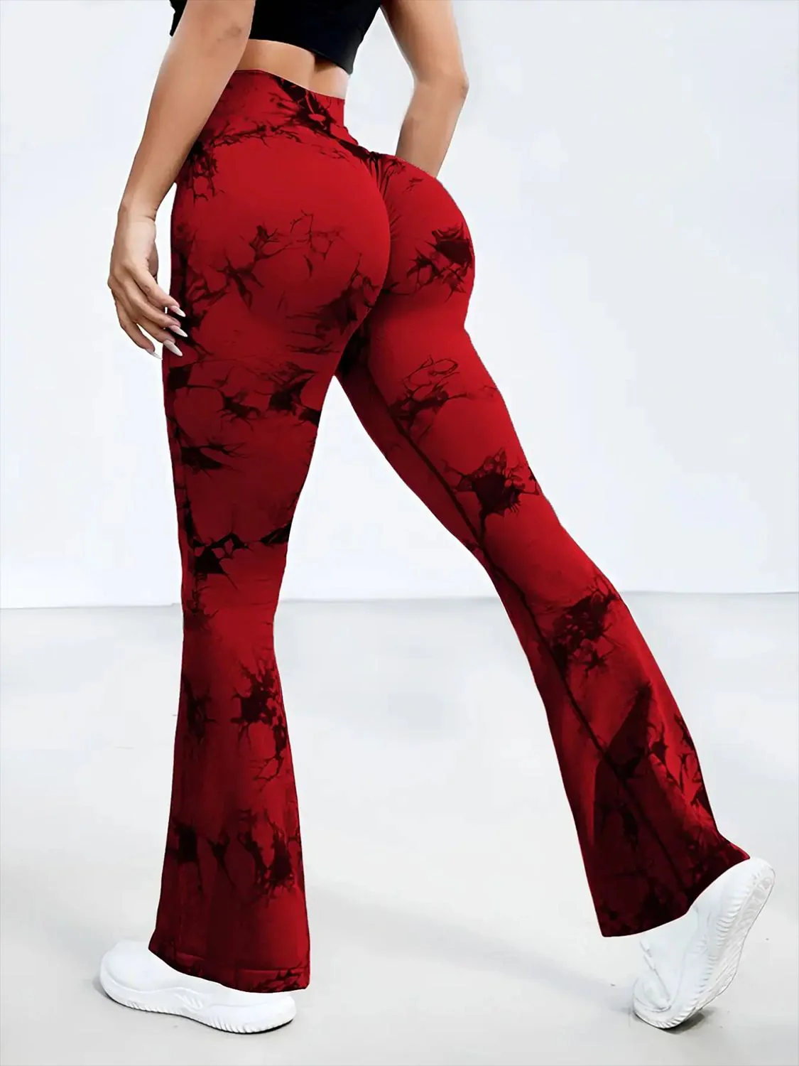 Tie-Dye High Waist Active Leggings - Image 8