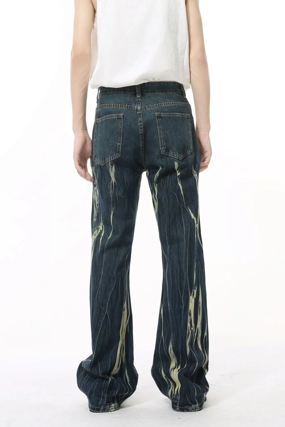 Tie-Dye Jeans with Pockets - Image 4