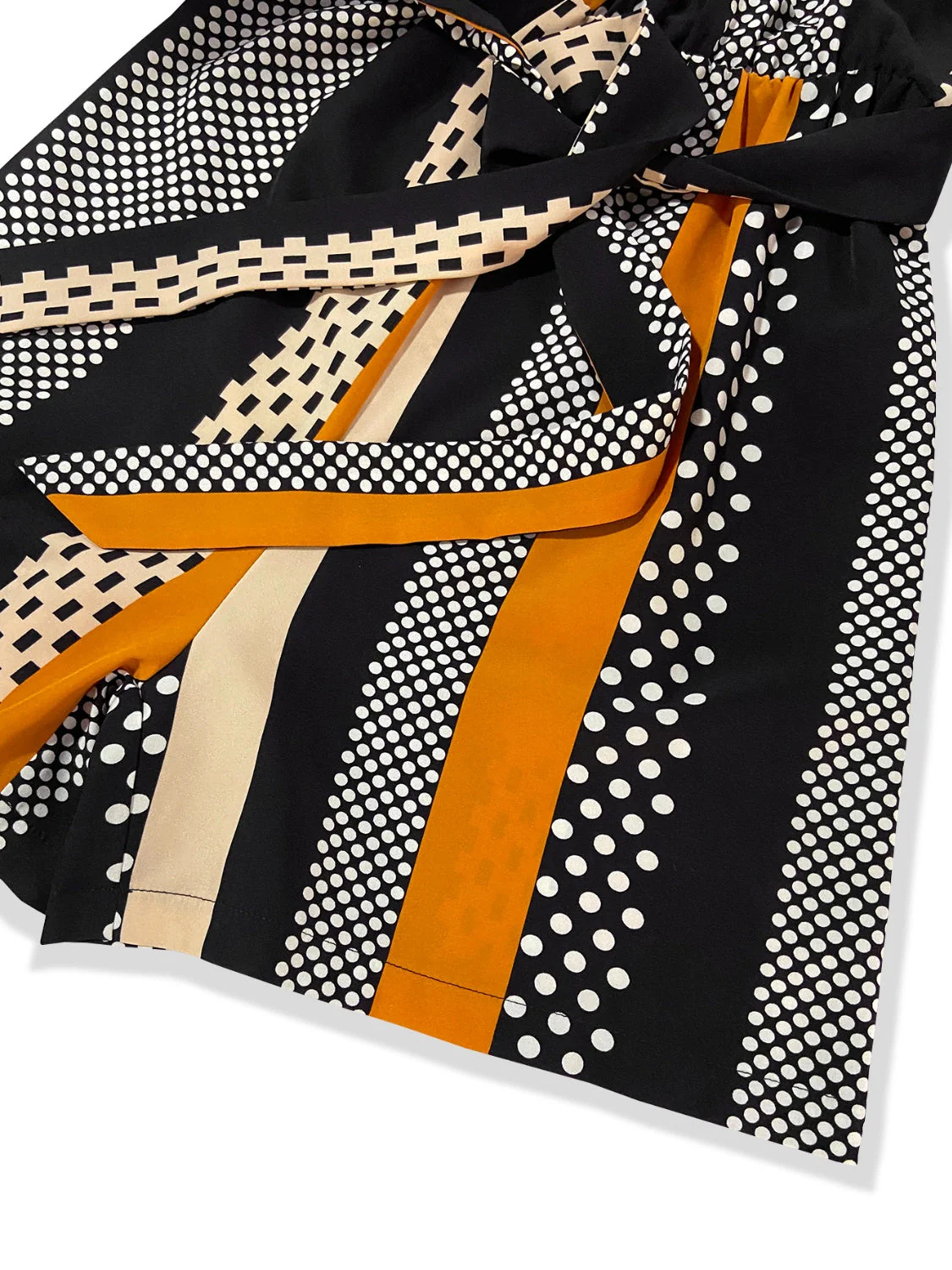 Tied Color Block Sleeveless Romper - Image 5