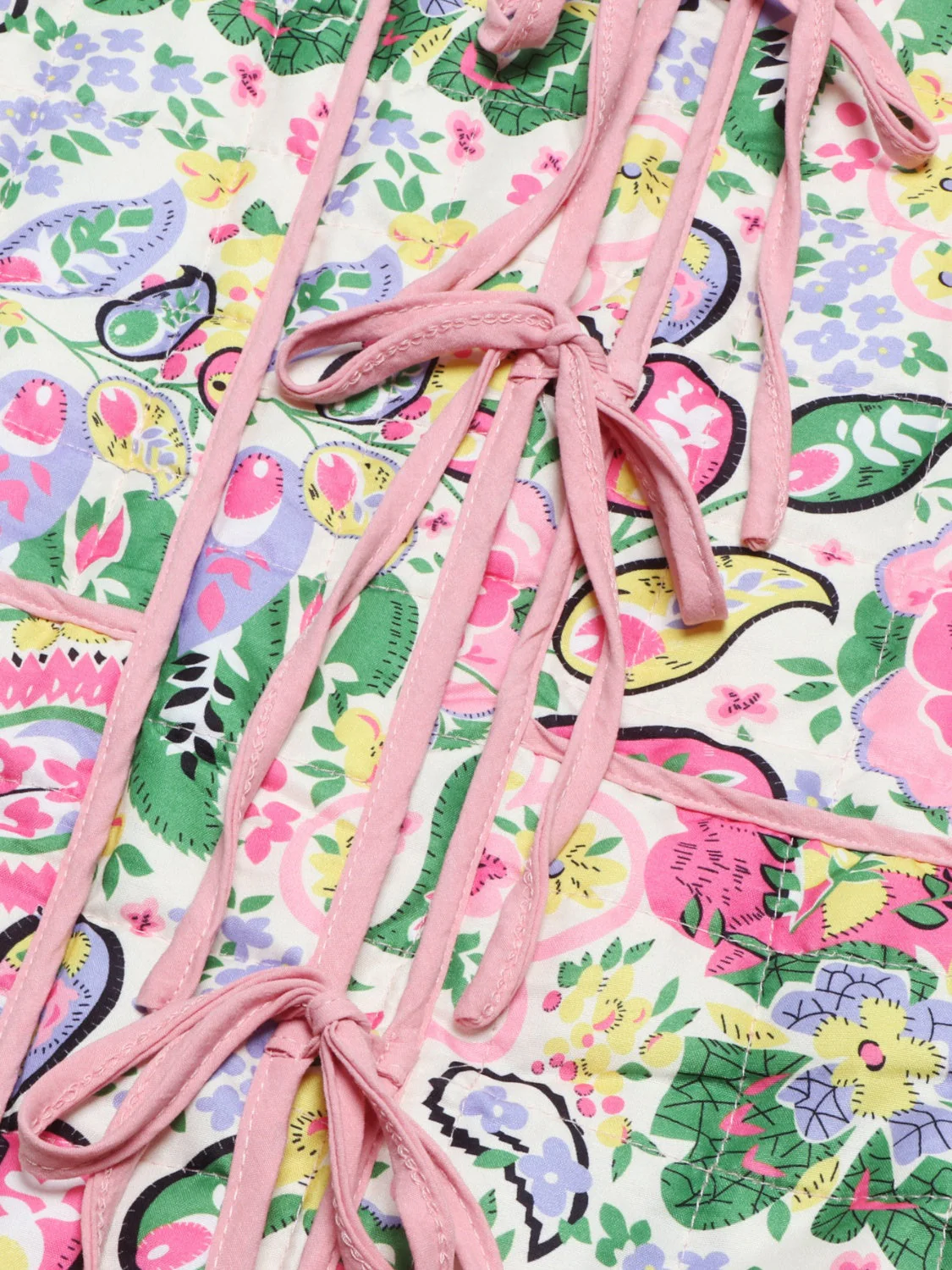 Tied Printed Long Sleeve Jacket - Image 10