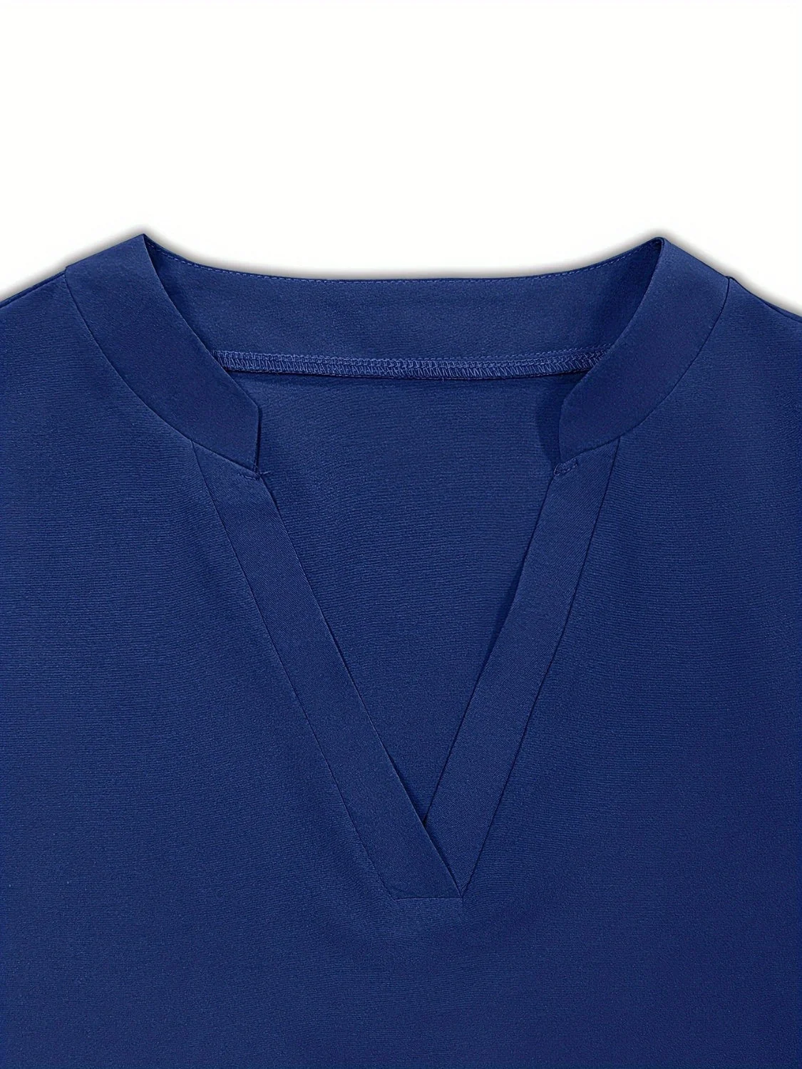 Tiered Notched Half Sleeve Dress - Image 4