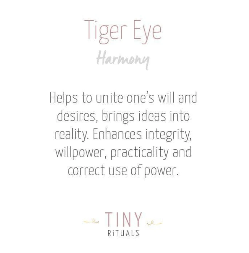 Tiger Eye Silver or Gold Ring by Tiny Rituals - Image 3