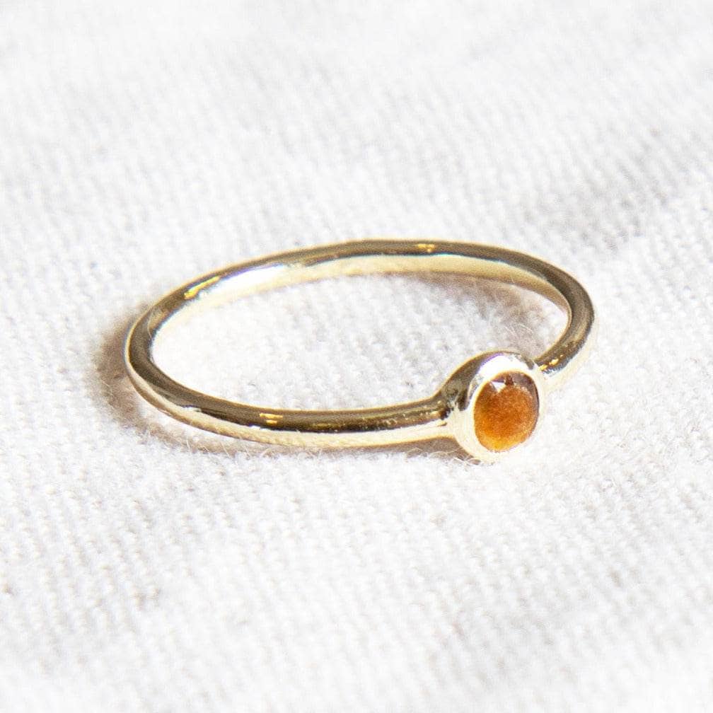 Tiger Eye Silver or Gold Ring by Tiny Rituals - Image 6