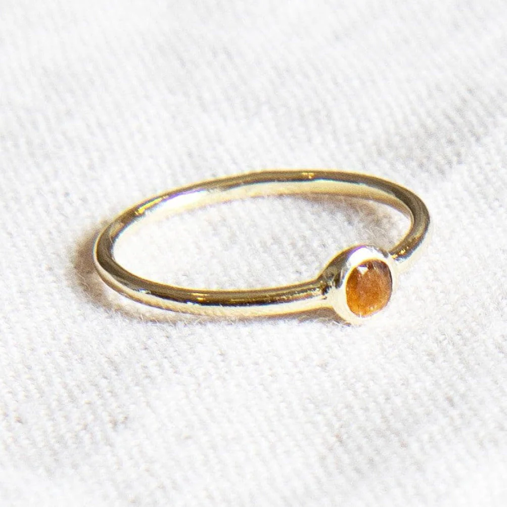 Tiger Eye Silver or Gold Ring by Tiny Rituals - Image 7