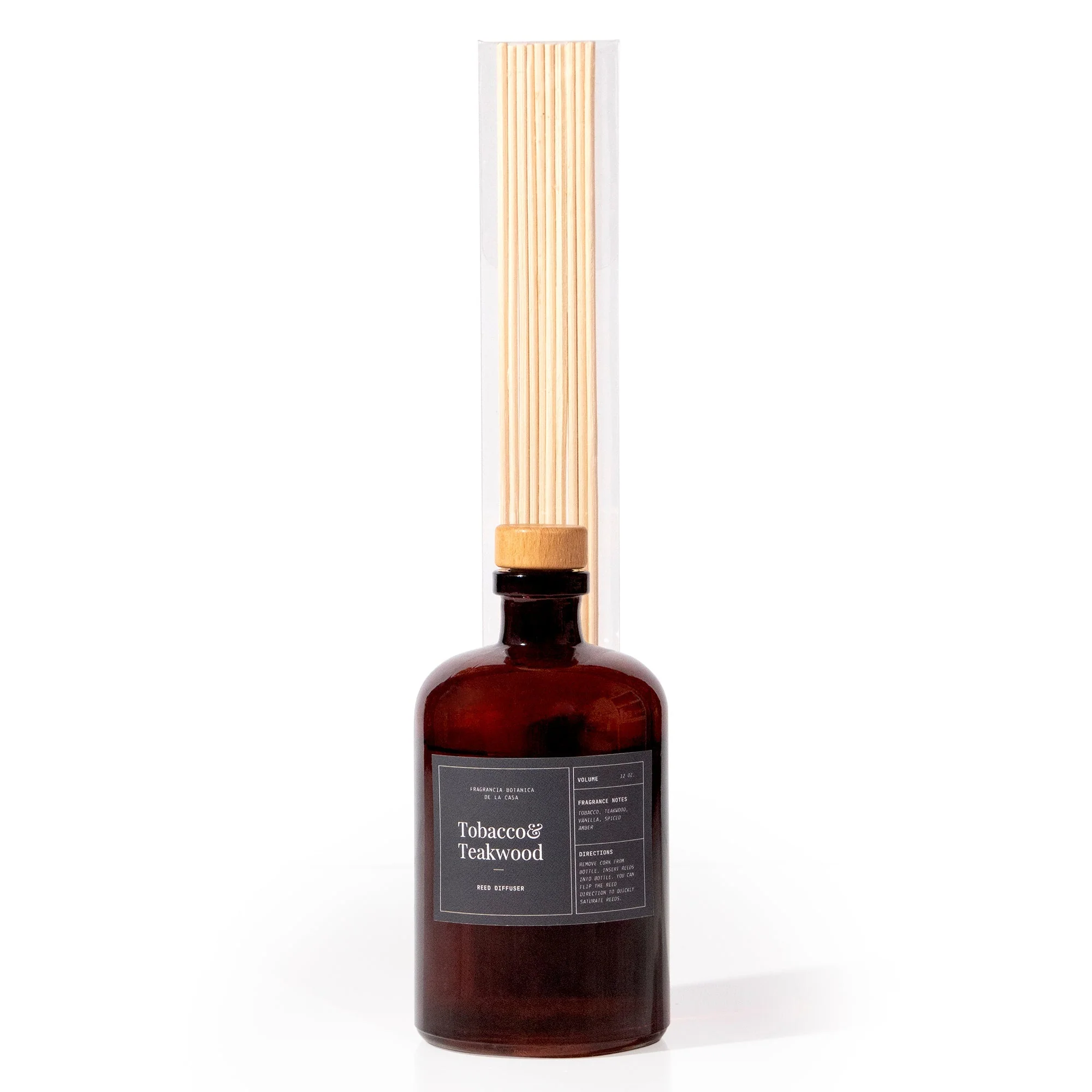 Tobacco & Teakwood Reed Diffuser by Andaluca Home - Image 3
