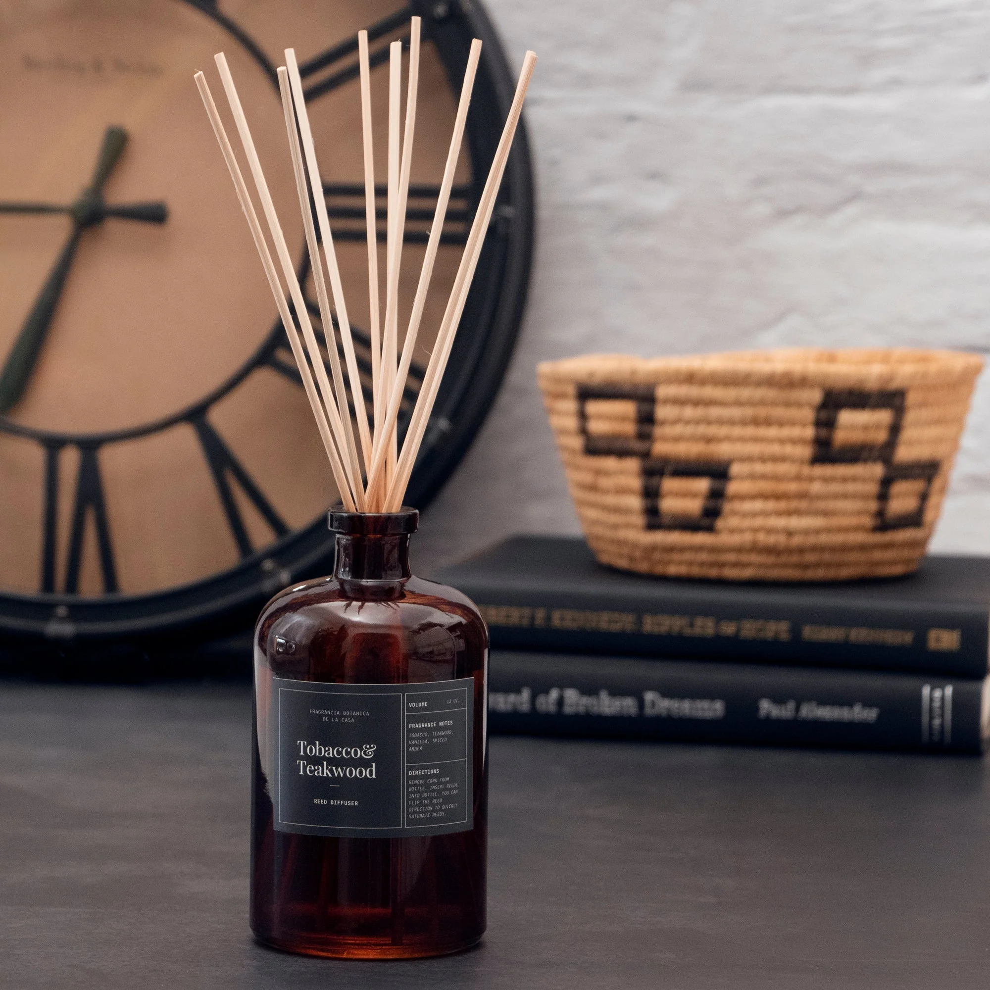 Tobacco & Teakwood Reed Diffuser by Andaluca Home - Image 4