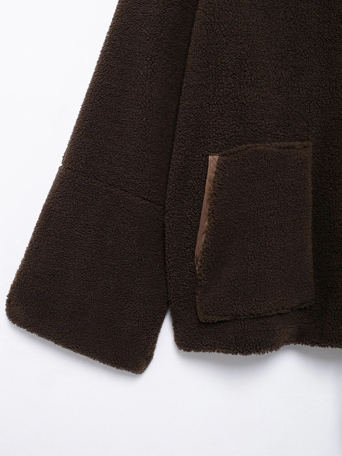 Turtleneck Zip Up Long Sleeve Plush Jacket - Image 31