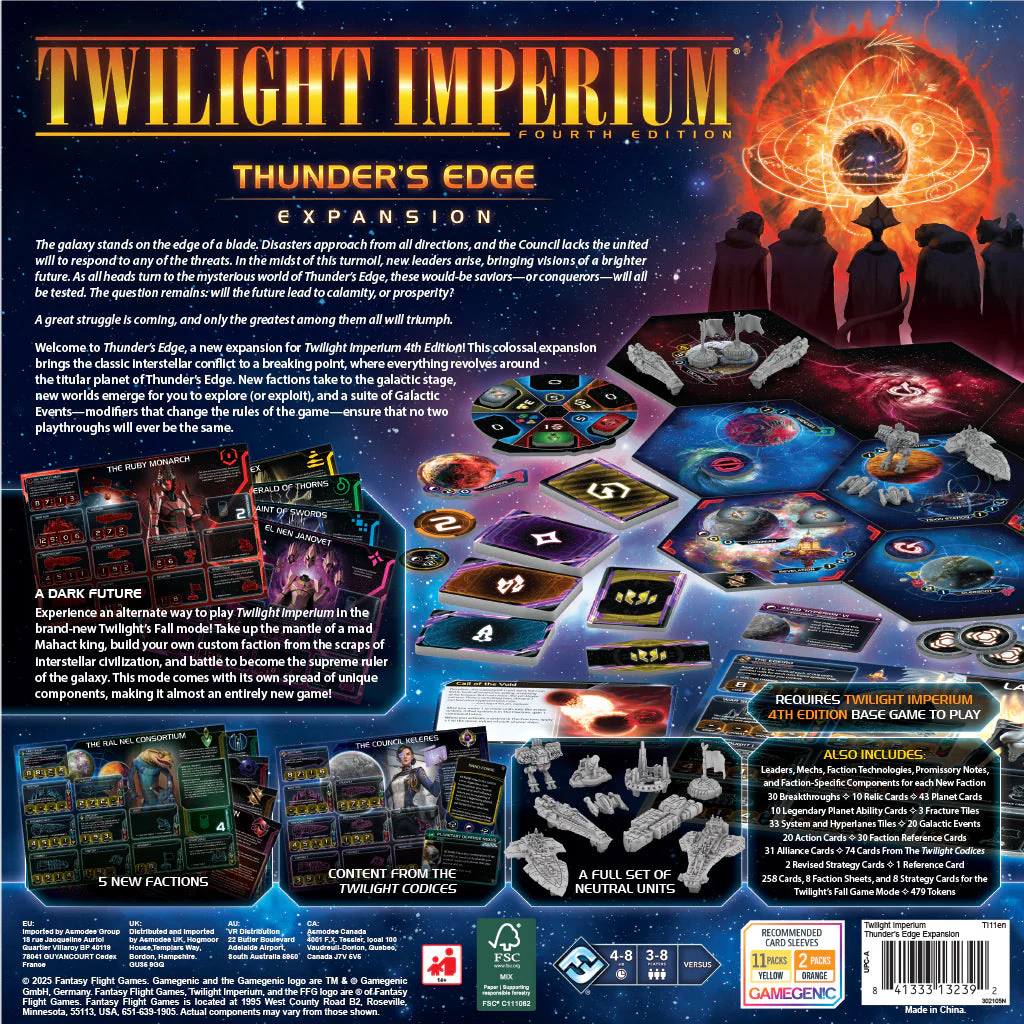 Twilight Imperium: Fourth Edition - Thunder's Edge - Image 2